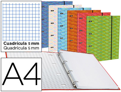 CARPETA ANILLA CON RECAMBIO 5MM A4 LIDERPAPEL CARPETA ANILLA CON RECAMBIO 5MM A4 LIDERPAPEL