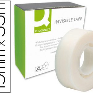 CINTA ADHESIVA INVISIBLE Q-CONNECT