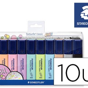fluorescente textsurfer classic pastel 10 colores
