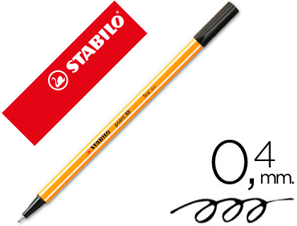 stabilo point 88 negro stabilo point 88 negro