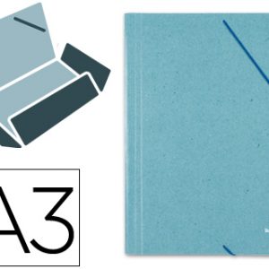 CARPETA A3 3 SOLAPAS VERDE LIDERPAPEL