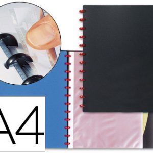 CARPETA ESCAPARATE CON FUNDA EXTRAIBLE E INDICE