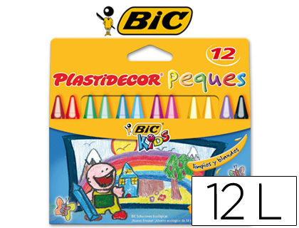 CERAS PLASTIDECOR PEQUES 12 COLORES CERAS PLASTIDECOR PEQUES 12 COLORES