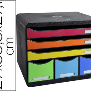 FICHERO CAJONES Q-EXACOMPTA DE PLASTICO
