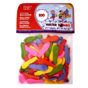 GLOBOS DE AGUA 100 UNIDADES