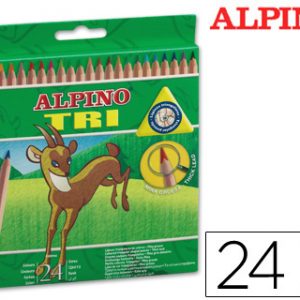 LAPICES DE COLORES ALPINO TRI 24 COLORES