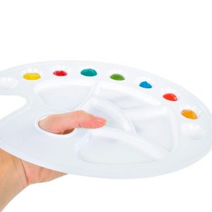 PALETA DE PLASTICO LIDERCOLOR 10 HUECOS MUESTRA