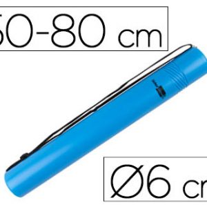 PORTAPLANO EXTENSIBLE AZUL 50-80 CM