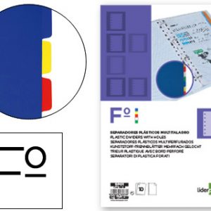 SEPARADOR 10 DEP PLASTICO Fº