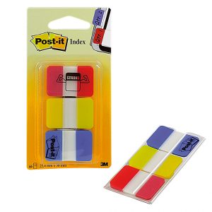 BANDERITA RIGIDA POST-IT 3 COLORES