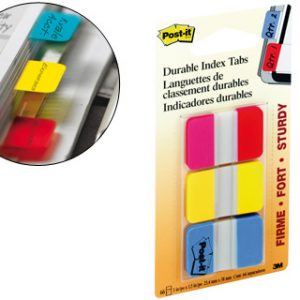 BANDERITA RIGIDA POST-IT MEDIANA 3 COLORES