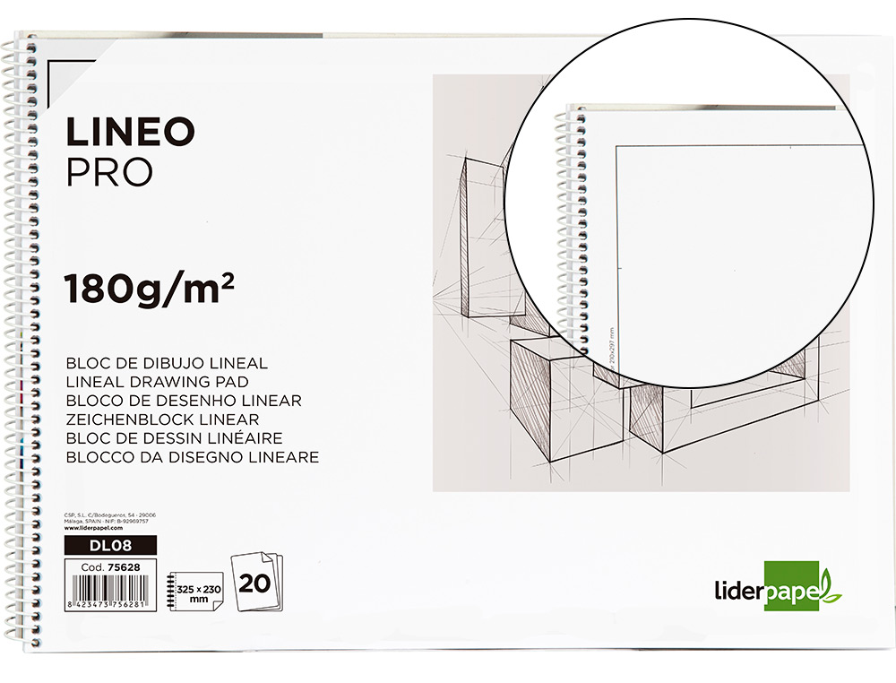 BLOC DE DIBUJO LINEAL PRO ESPIRAL BLOC DE DIBUJO LINEAL PRO ESPIRAL