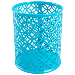 CUBILETE DISEÑO METAL AZUL