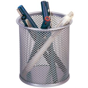 CUBILETE METALICO PLATA