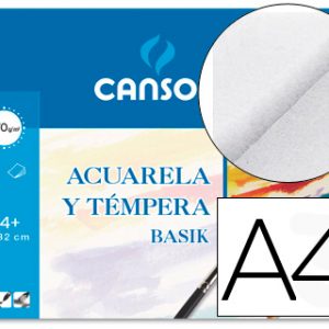 PAPEL ACUARELA A4 CANSON