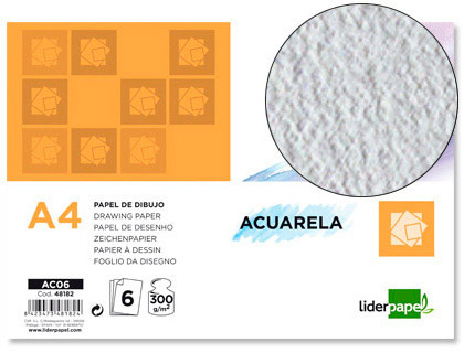 PAPEL ACUARELA A4 LIDERPAPEL PAPEL ACUARELA A4 LIDERPAPEL