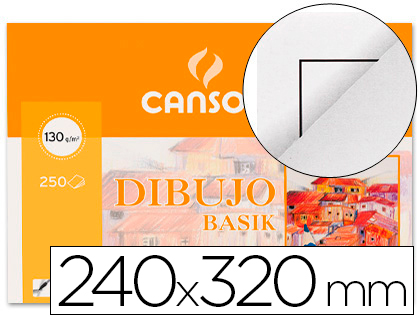 PAPEL DE DIBUJO CANSON CON RECUADRO 240X320 PAPEL DE DIBUJO CANSON CON RECUADRO 240X320
