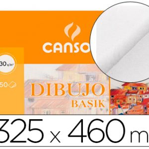 PAPEL DE DIBUJO CANSON SIN RECUADRO 325X460