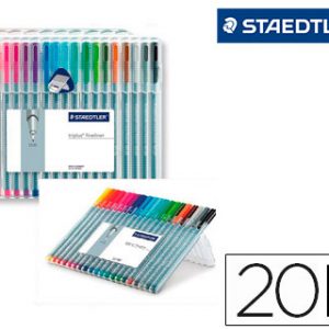 ROTULADOR FINELINER STAEDTLER 20 COLORES
