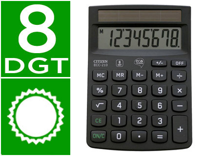 CALCULADORA SOBREMESA CITIZEN ECC-210 ECO CALCULADORA SOBREMESA CITIZEN ECC-210 ECO