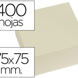 bloc de ntas adhesivas 75x75 q-connect